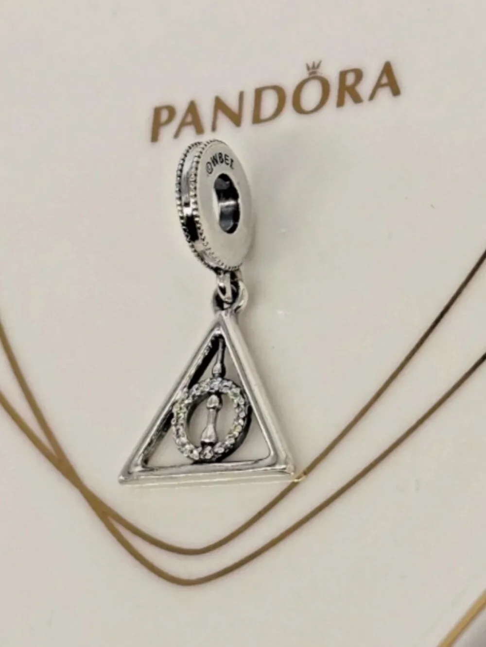 New Pandora S925 ALE Harry Potter Deathly Hallows Dangle Charm